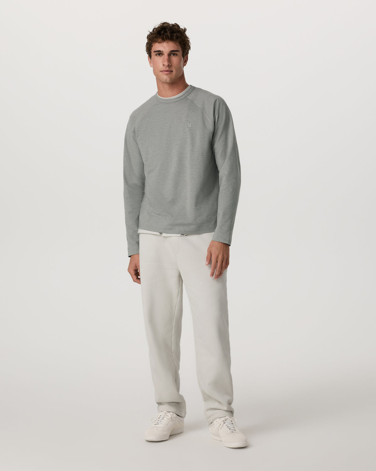 Coronado Crew - Relaxed Fit Driftwood Heather Crewneck - Image 4