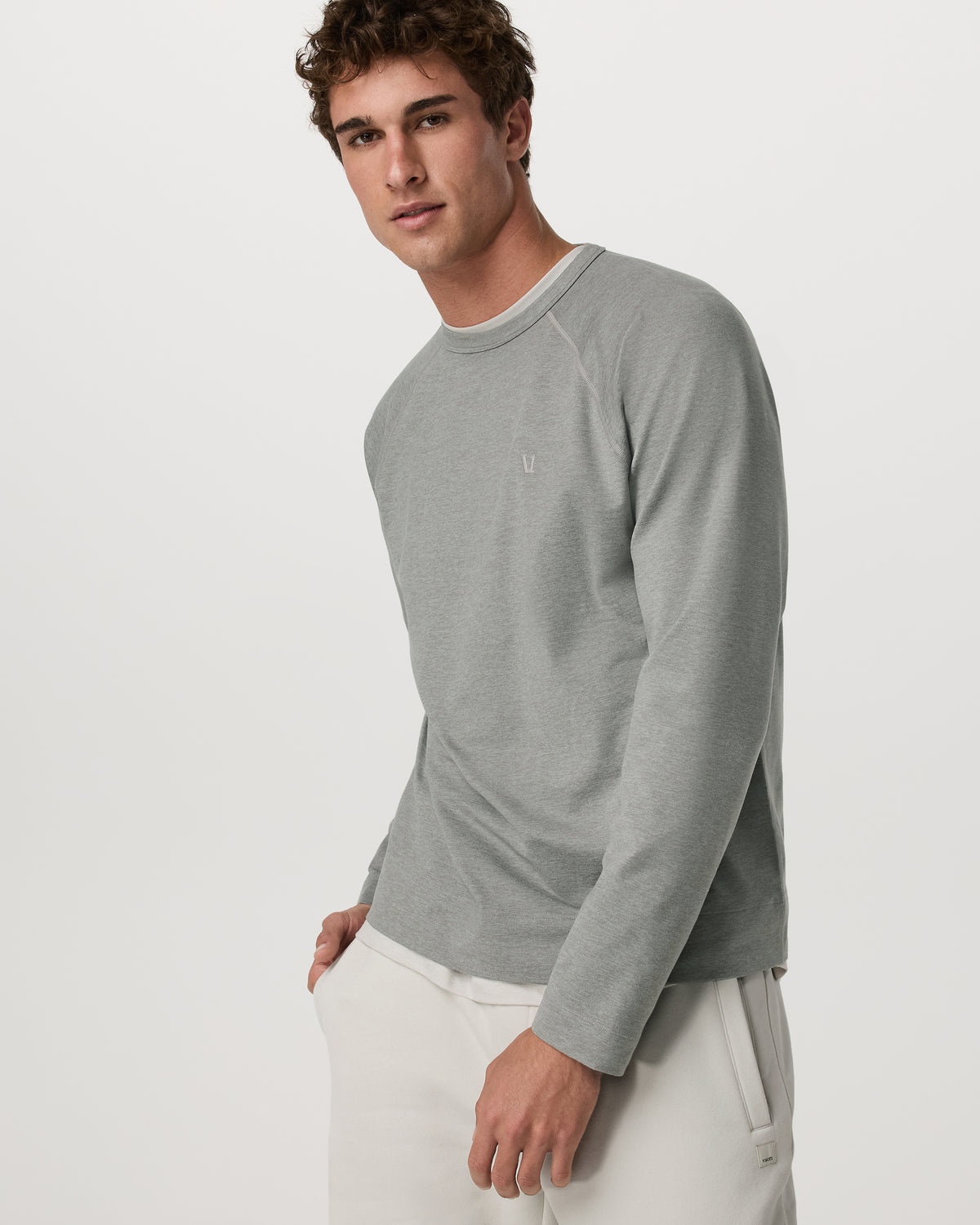 Coronado Crew - Relaxed Fit Driftwood Heather Crewneck - Image 5