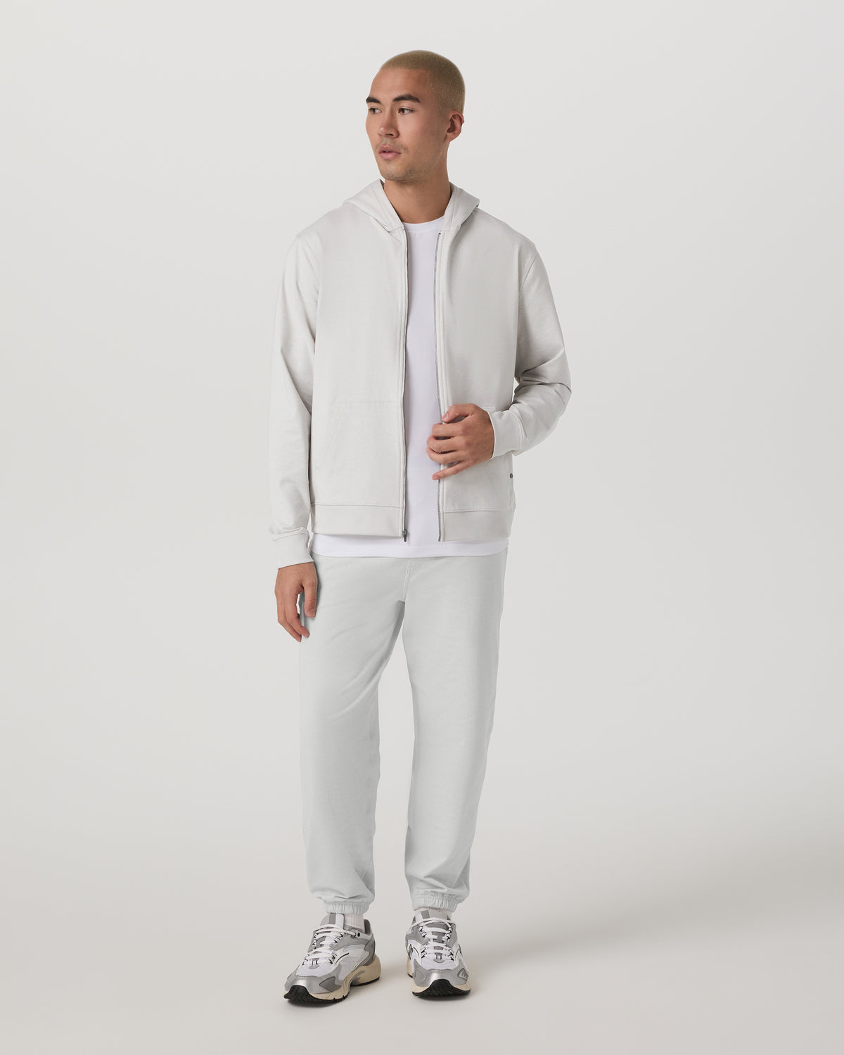 Coronado Full Zip Hoodie 2.0 Men's Salt Heather Jacket - Image 4