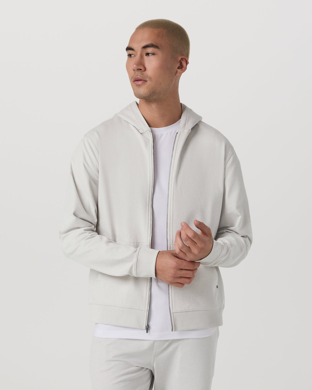 Coronado Full Zip Hoodie 2.0 Men's Salt Heather Jacket - Image 5