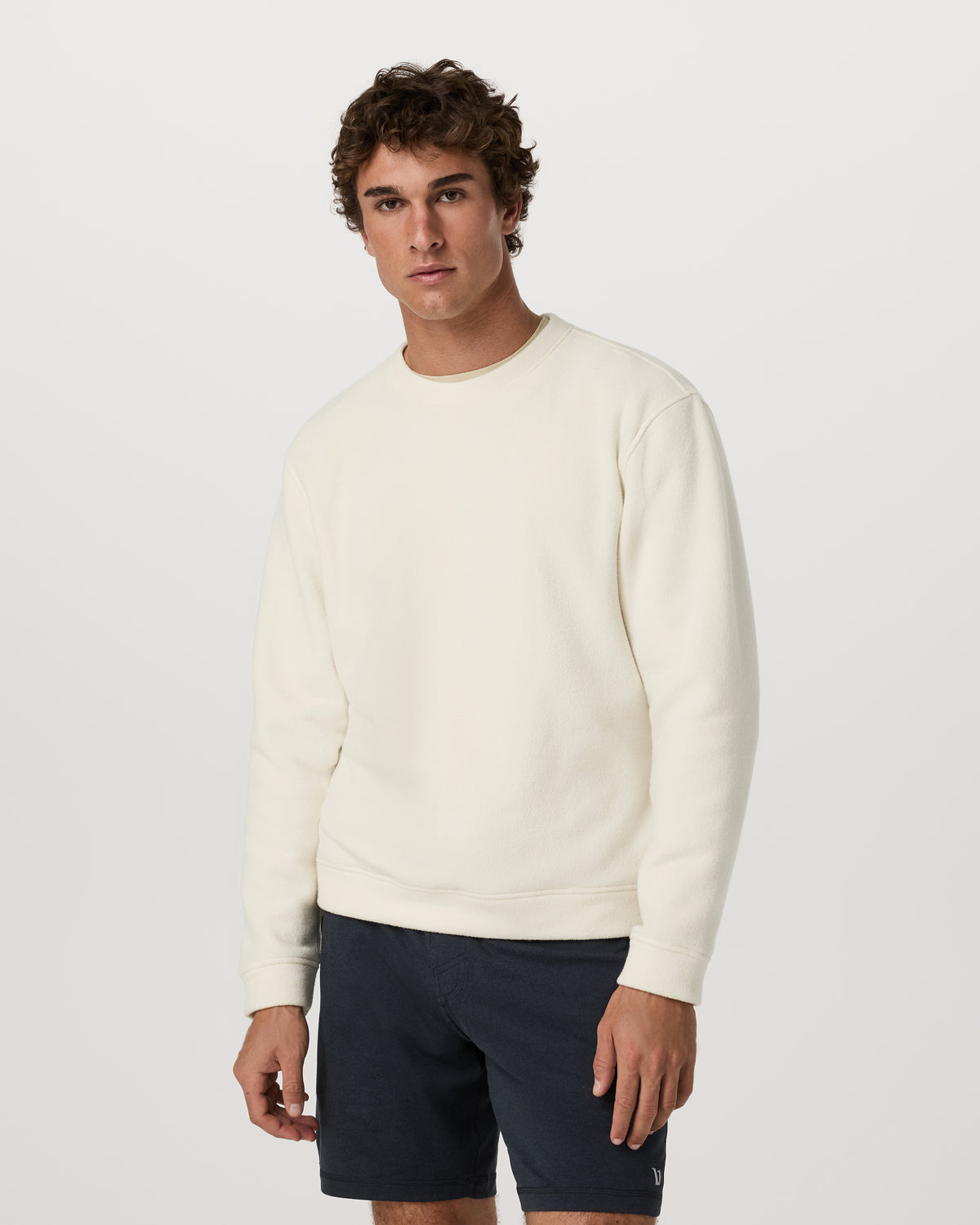 Beach Fleece Crew Men's Bone Heather Crewneck