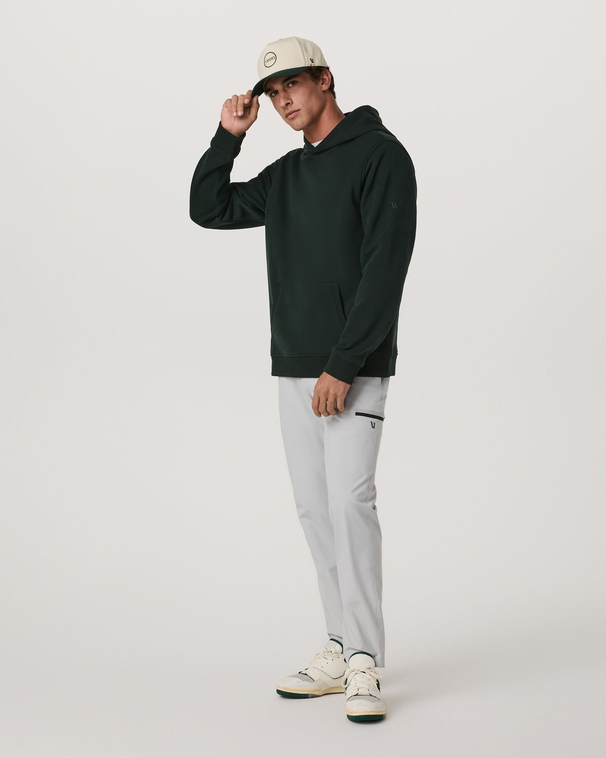 Seaside Pullover Hoodie Men's Evergreen Pullover Hoodie - Image 5
