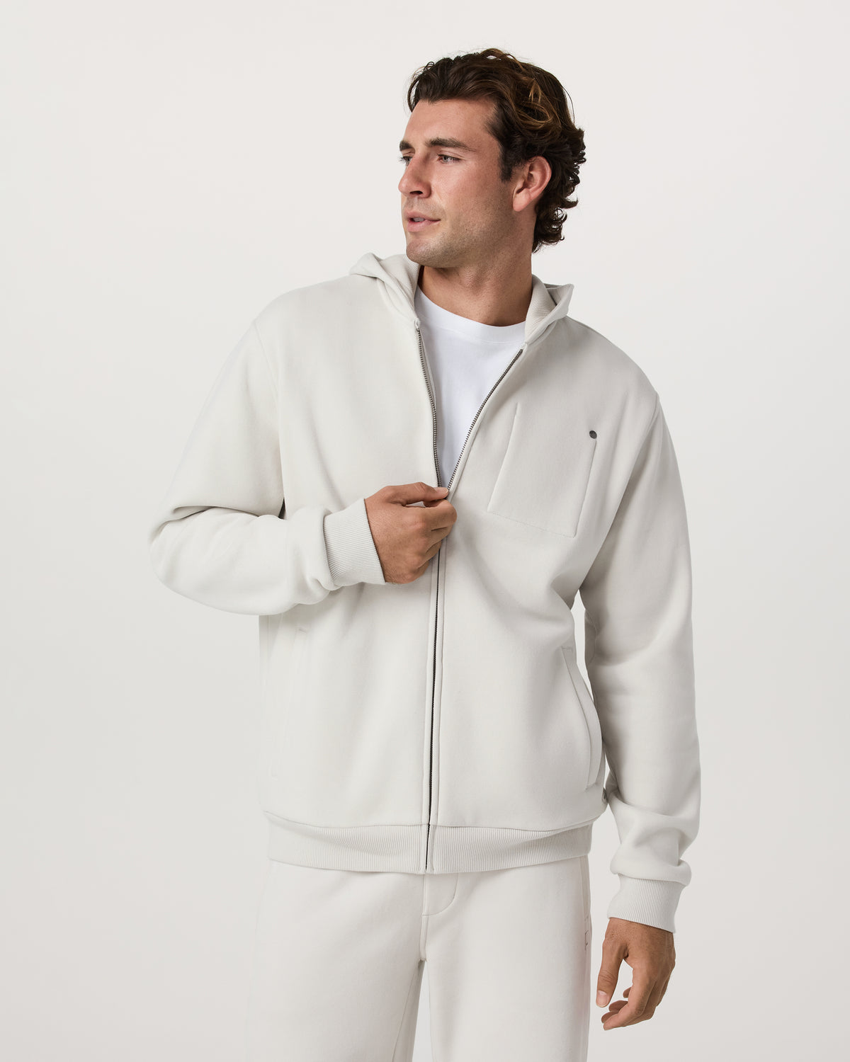 Seaside Full Zip 2.0 Men's Salt Full Zip Hoodie