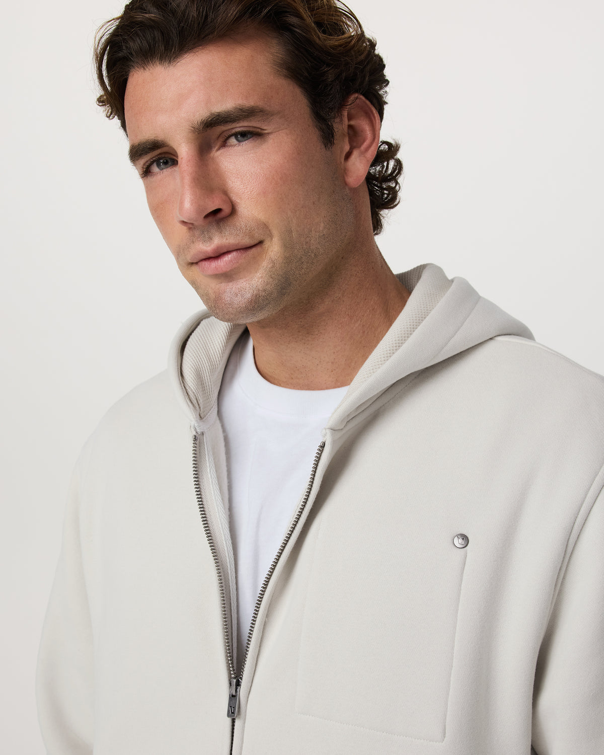 Seaside Full Zip 2.0 Men's Salt Full Zip Hoodie - Image 2