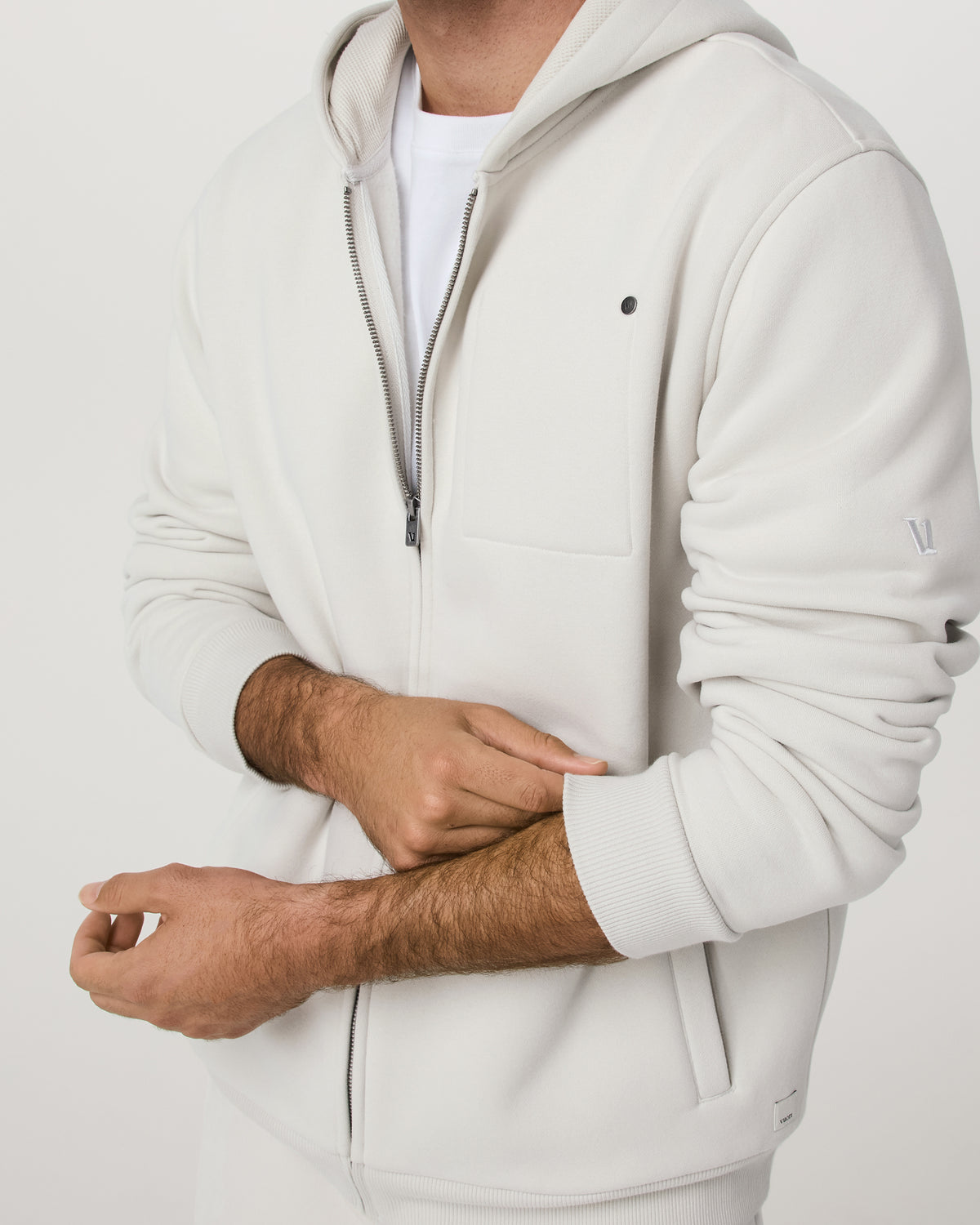 Seaside Full Zip 2.0 Men's Salt Full Zip Hoodie - Image 5