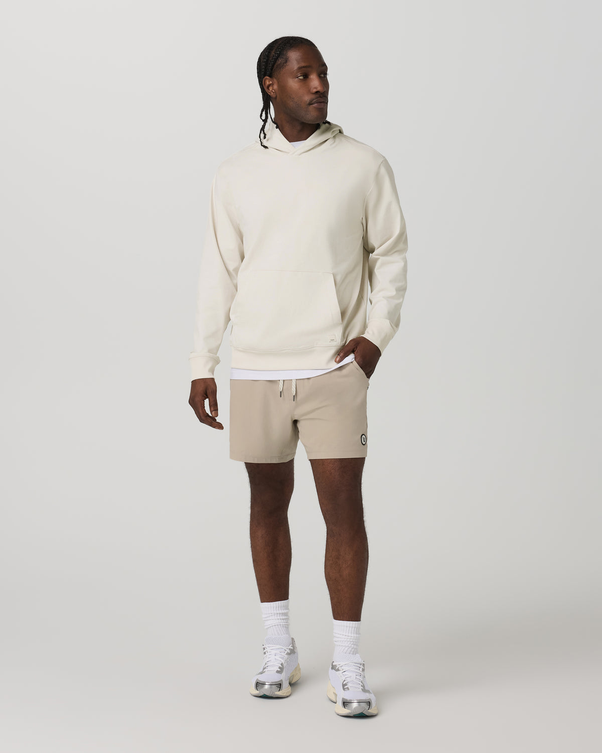 Coronado Pullover Hoodie 2.0 Men's Ivory Heather Hoodie - Image 4