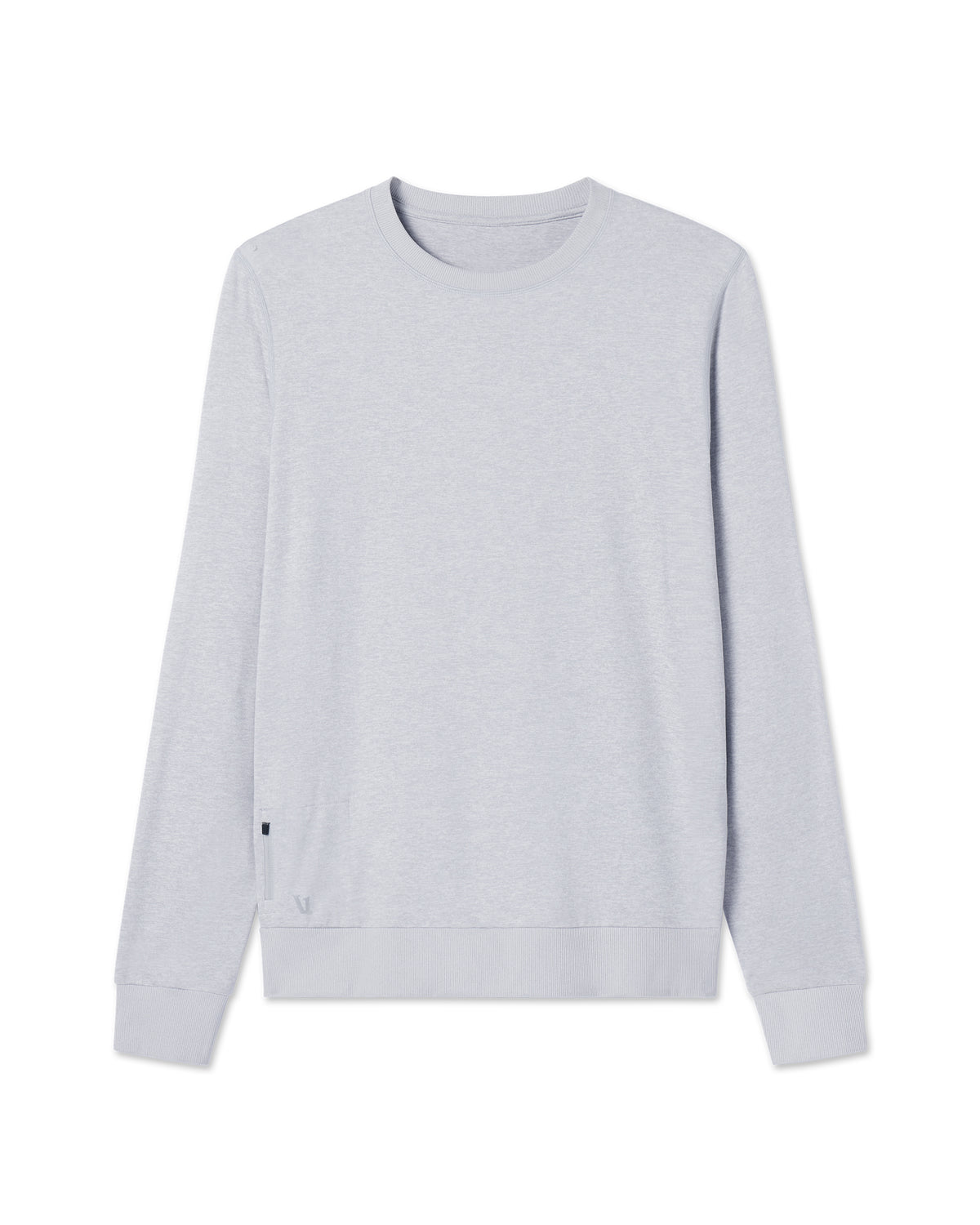 Ponto Performance Crew Men's Platinum White Pullover - Image 6