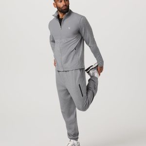 Sunday Element Track Jacket Men's Grey Heather