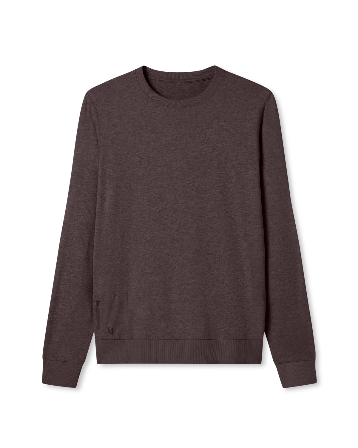 Ponto Performance Crew Men's Sangria Heather Crew Neck - Image 6
