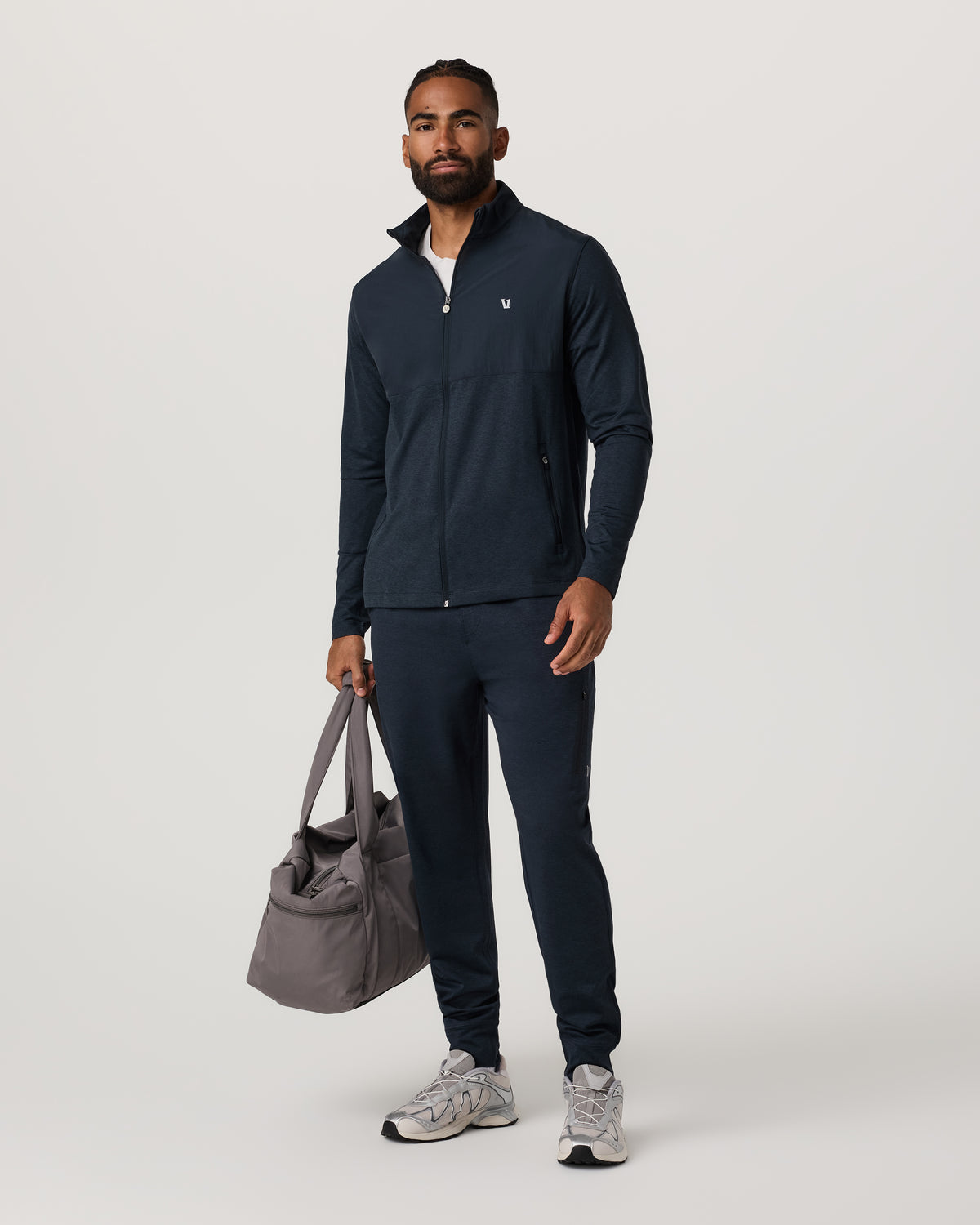 Sunday Element Track Jacket Men's Ink Heather Jacket - Image 4