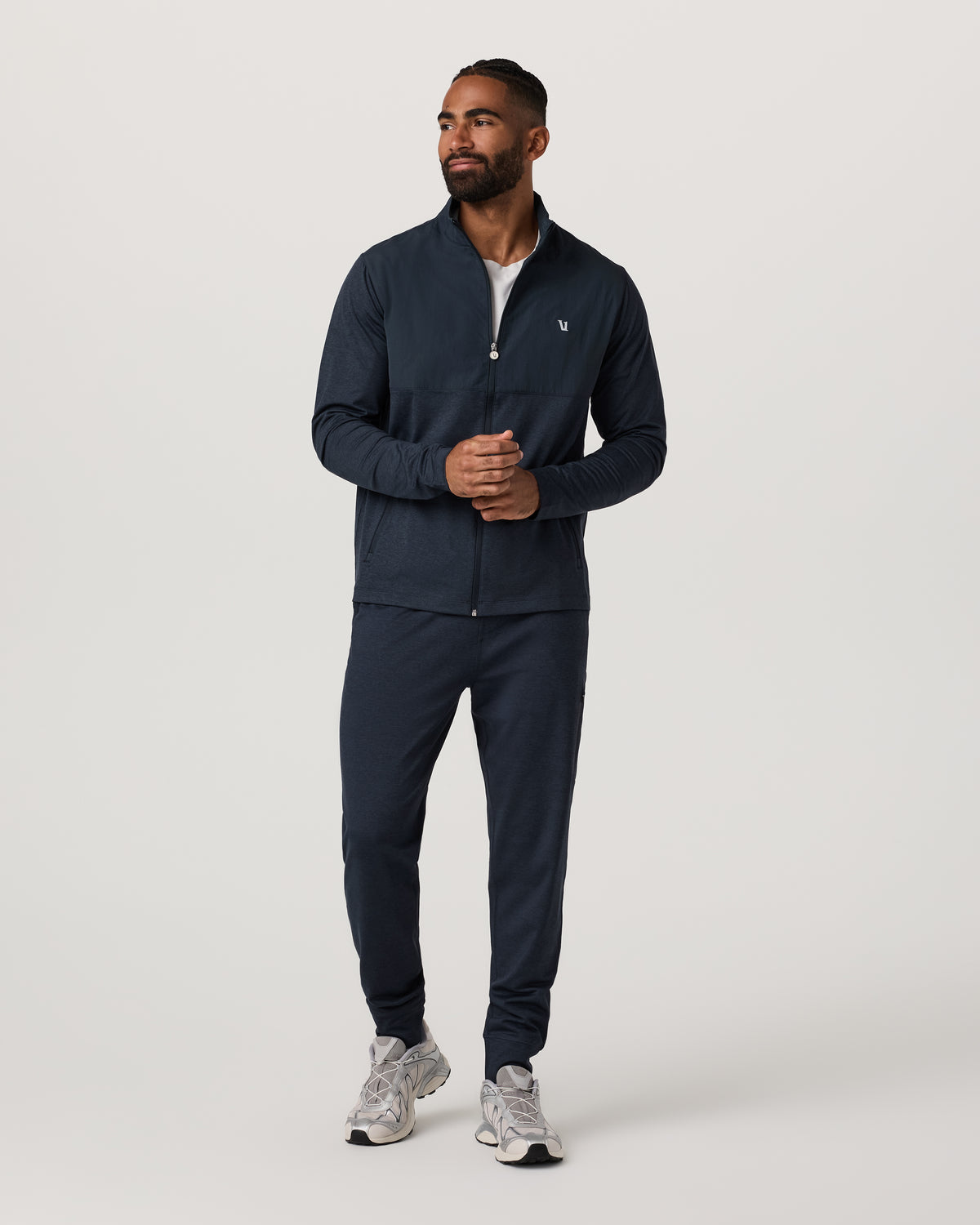Sunday Element Track Jacket Men's Ink Heather Jacket - Image 5