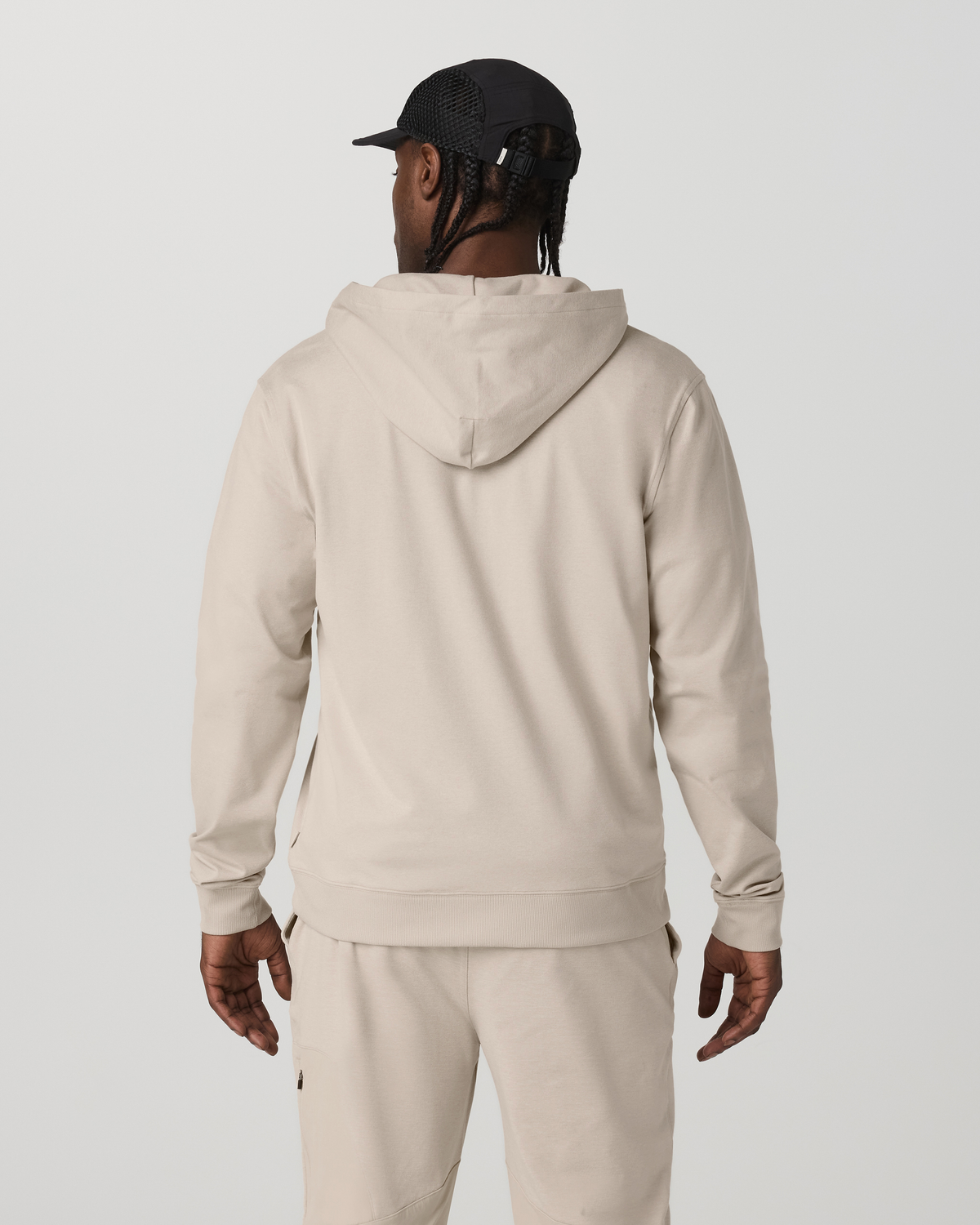 Men's Coronado Full Zip Hoodie 2.0 Limestone Heather - Image 2