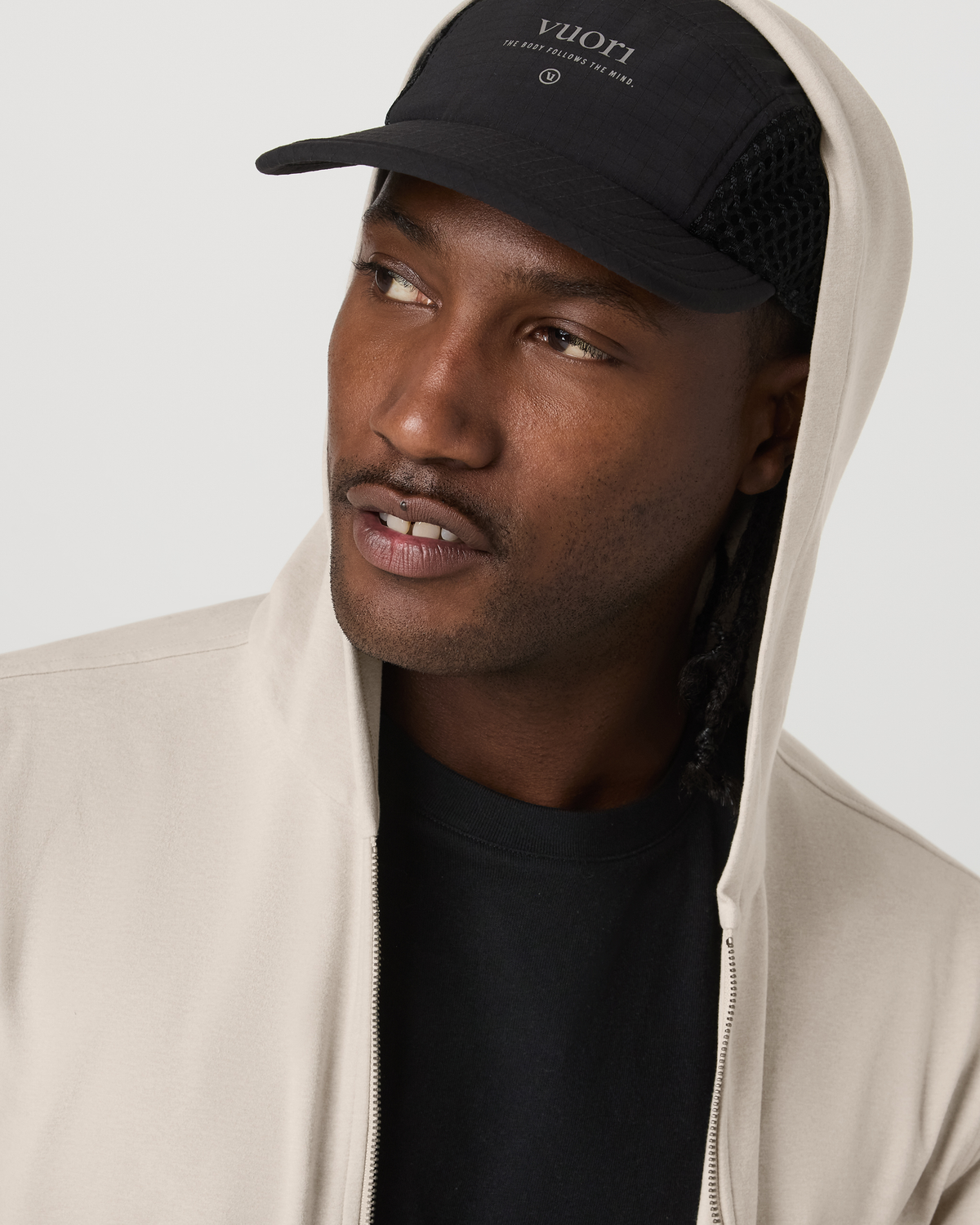 Men's Coronado Full Zip Hoodie 2.0 Limestone Heather - Image 5