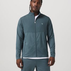 Sunday Element Track Jacket Men's Blue Sea Heather Jacket