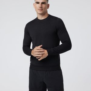 Ponto Performance Crew Men's Black Pullover