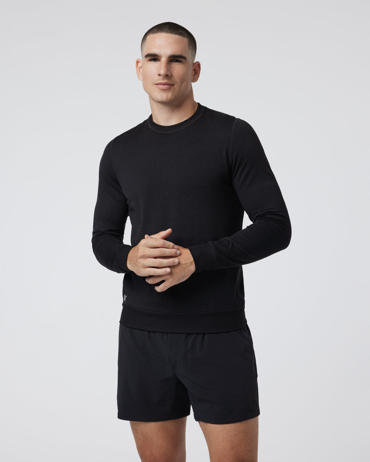 Ponto Performance Crew Men's Black Pullover