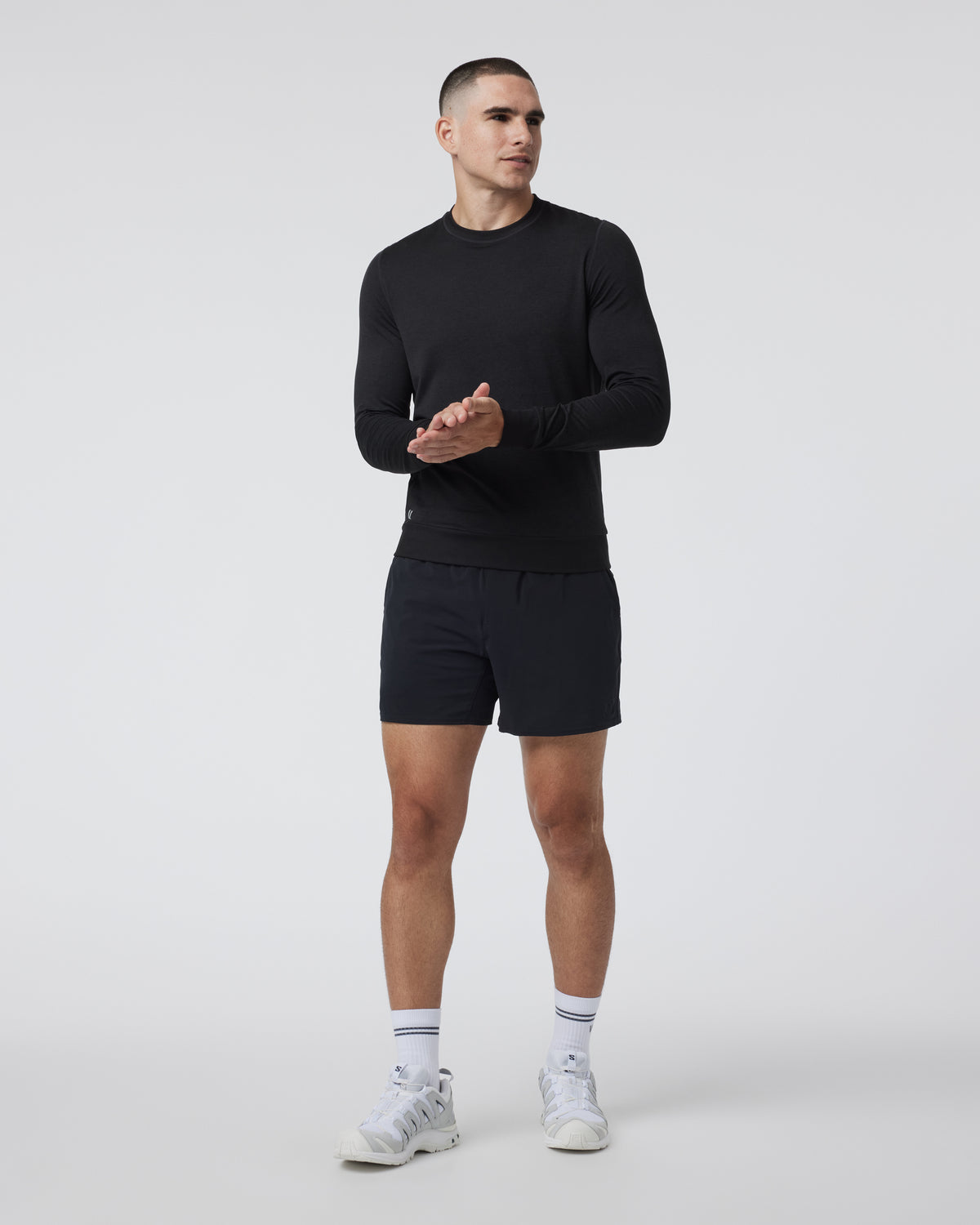 Ponto Performance Crew Men's Black Pullover - Image 3
