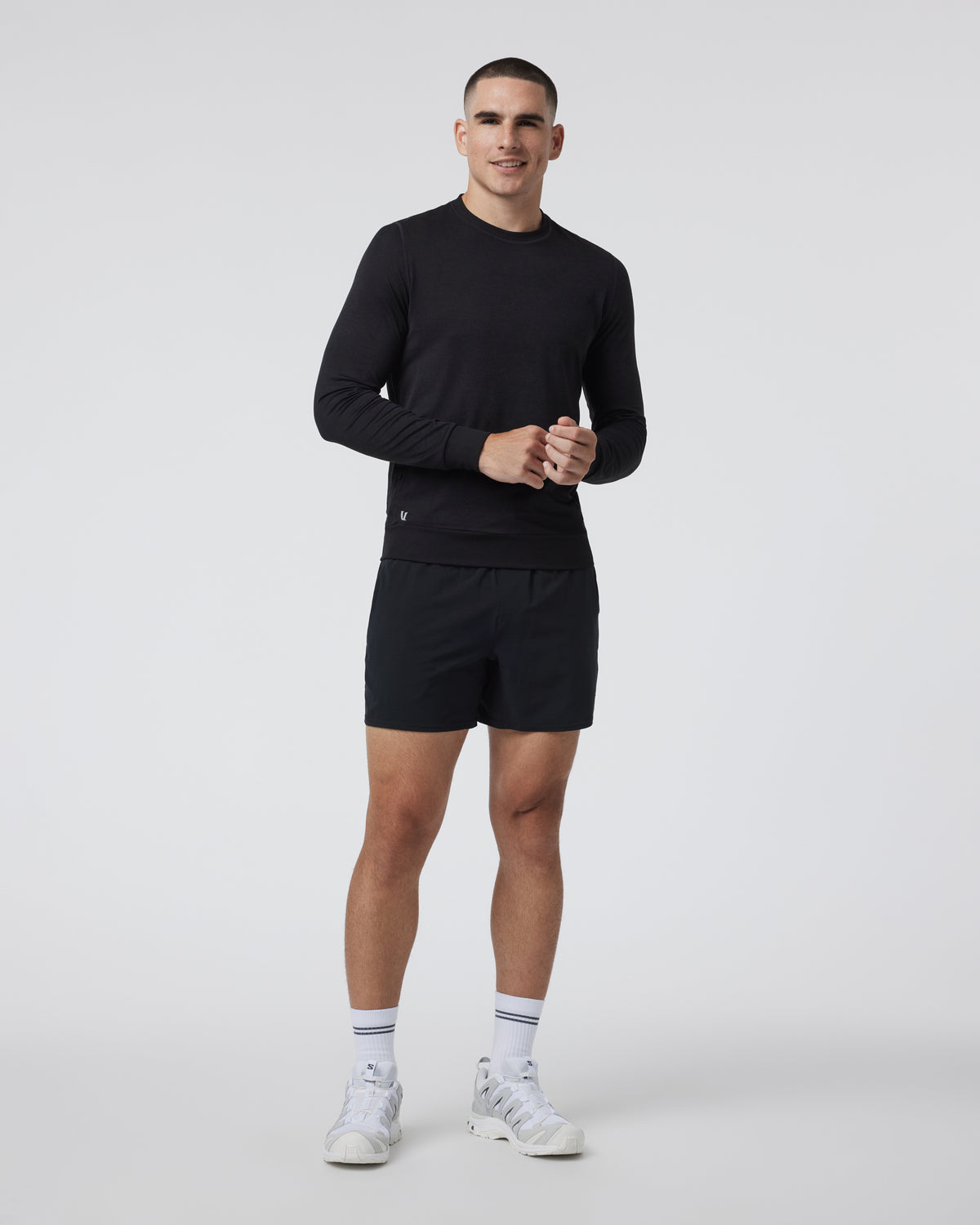 Ponto Performance Crew Men's Black Pullover - Image 5