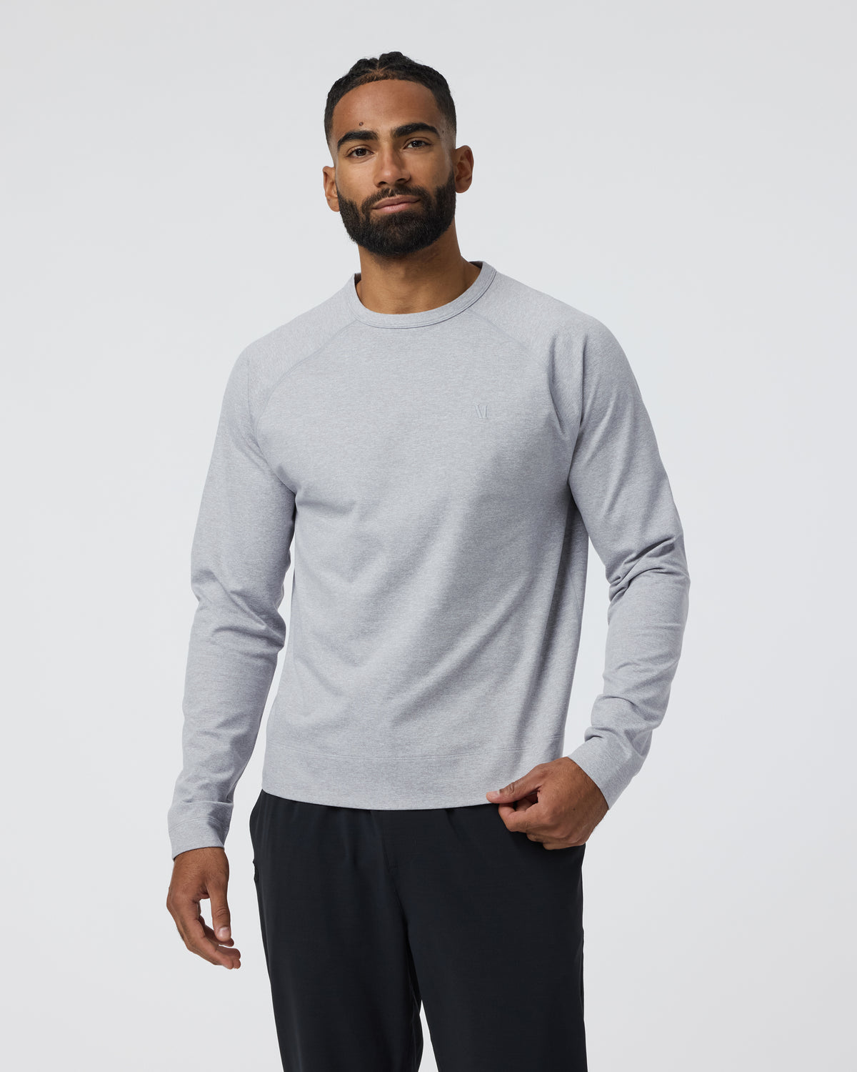 Coronado Crew Light Heather Grey