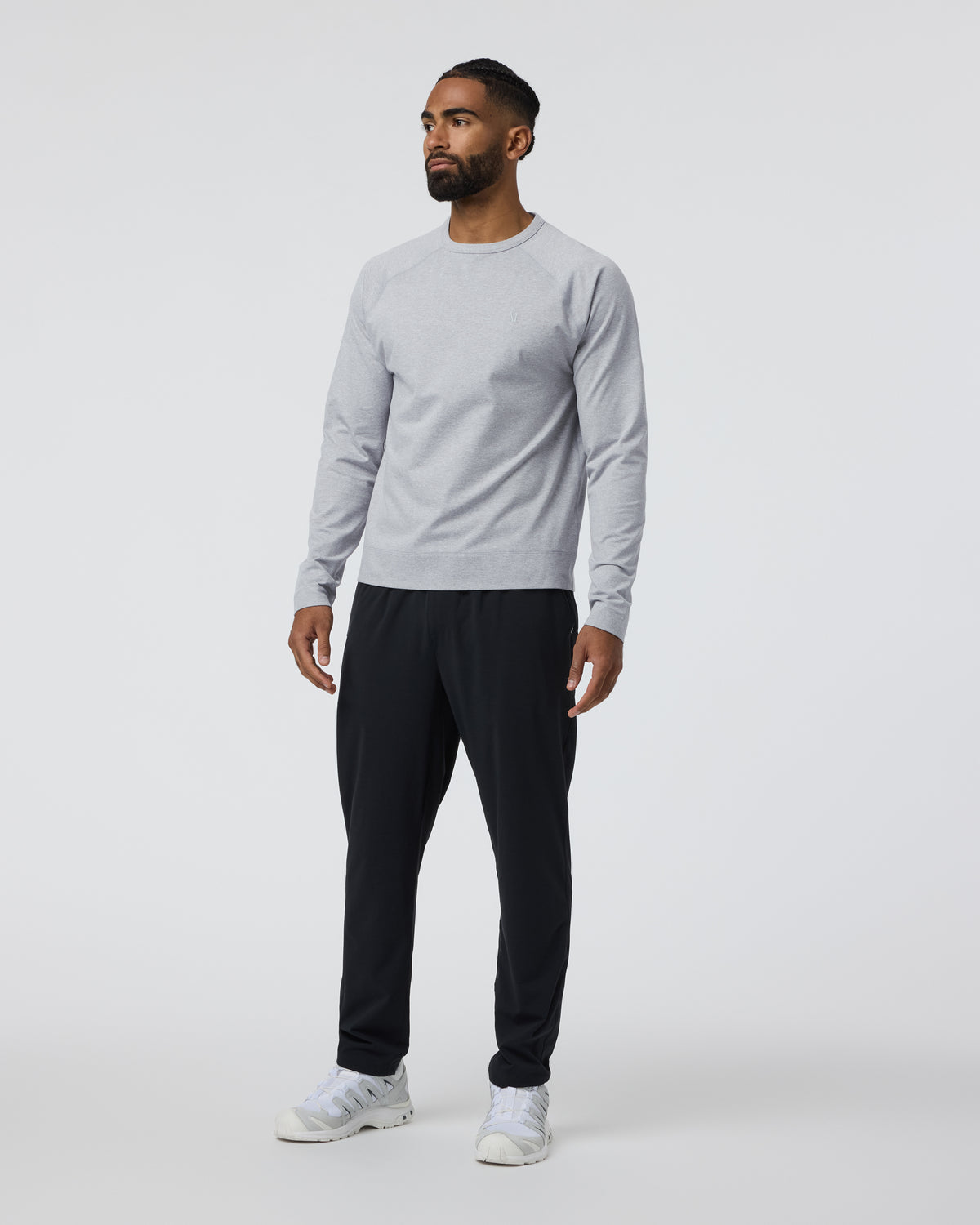 Coronado Crew Light Heather Grey - Image 3