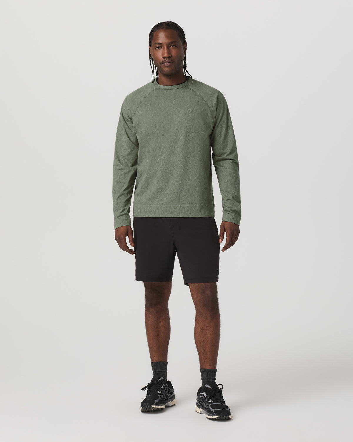 Men's Coronado Crew - Relaxed Fit Light Oregano Heather - Image 4