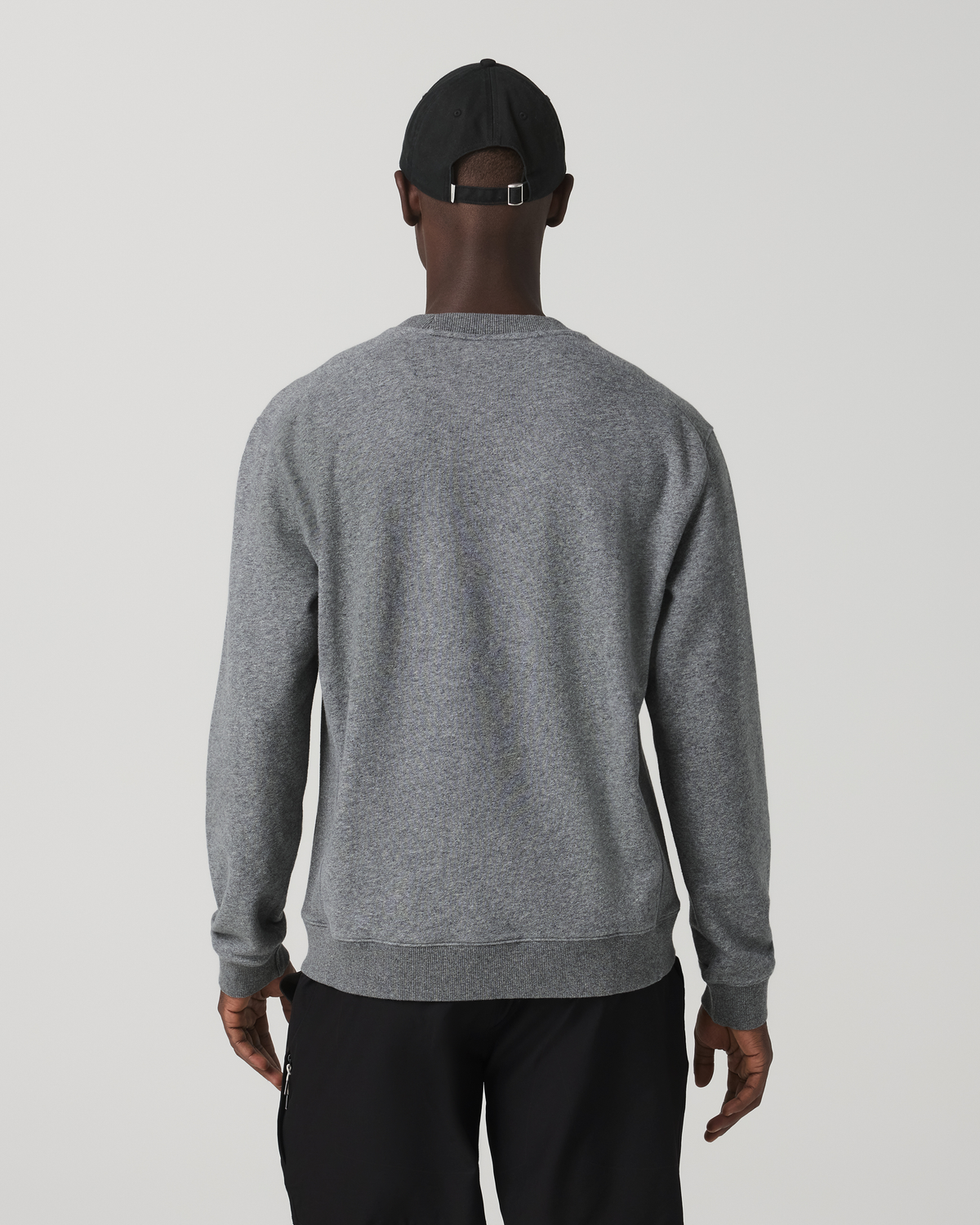 Cypress Vintage Crew Men's Heather Grey Fleece Pullover - Image 4
