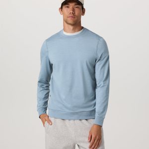 Ponto Performance Crew Men's Flint Heather Crew Neck