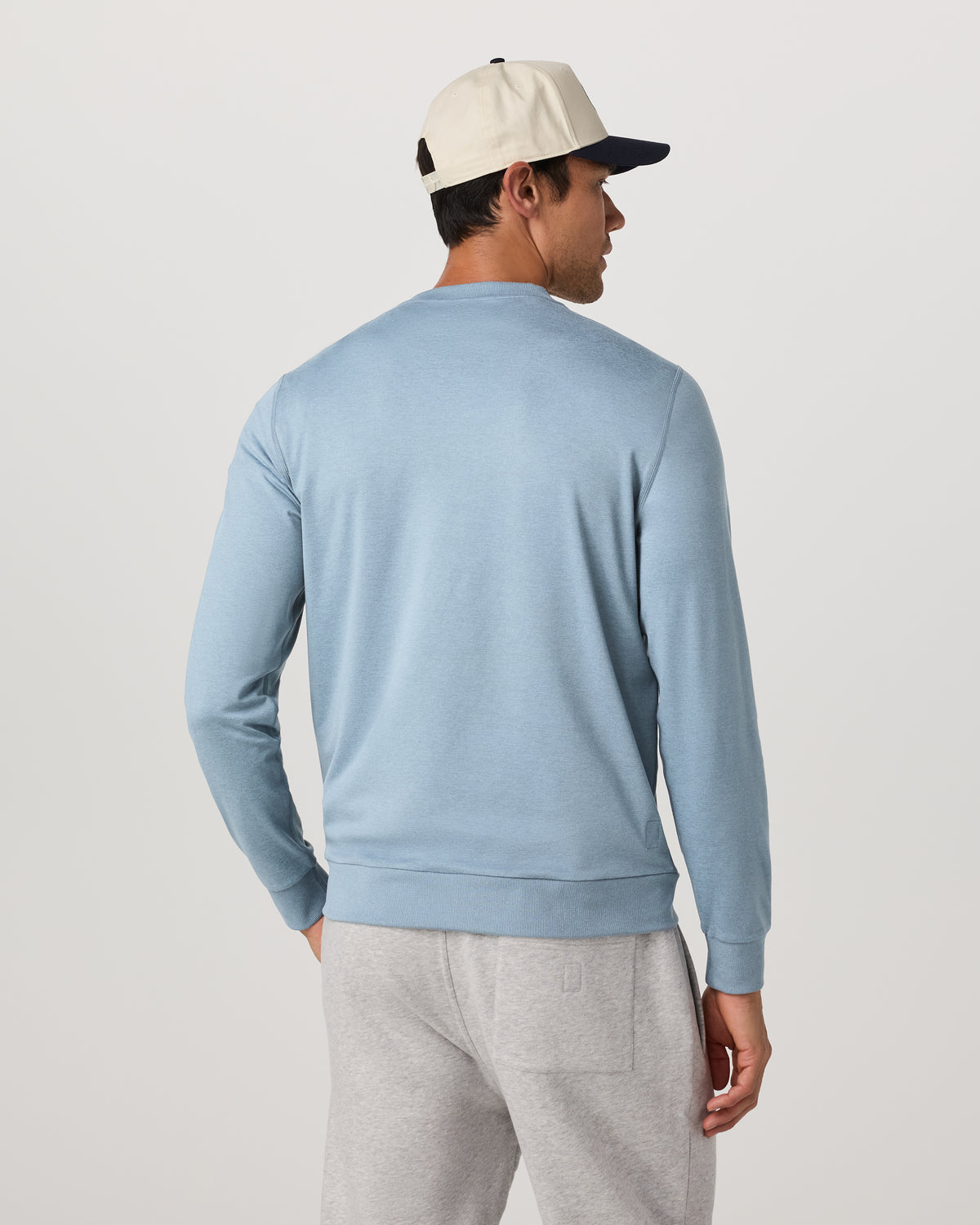 Ponto Performance Crew Men's Flint Heather Crew Neck - Image 3