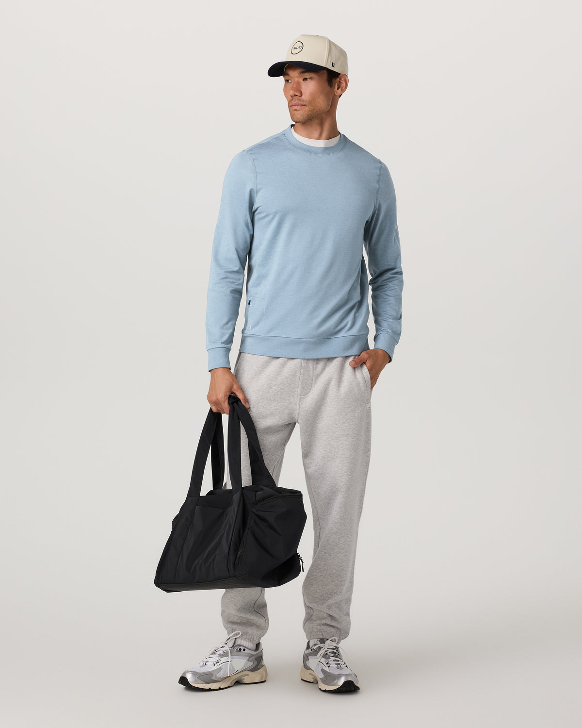 Ponto Performance Crew Men's Flint Heather Crew Neck - Image 5
