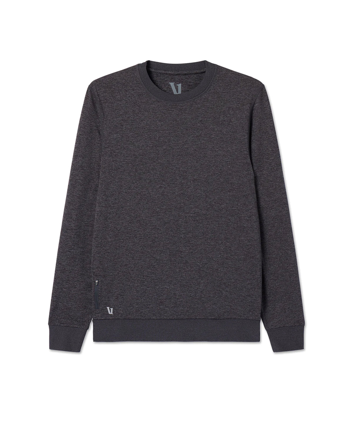 Ponto Performance Crew Charcoal Grey Crew Neck - Image 4