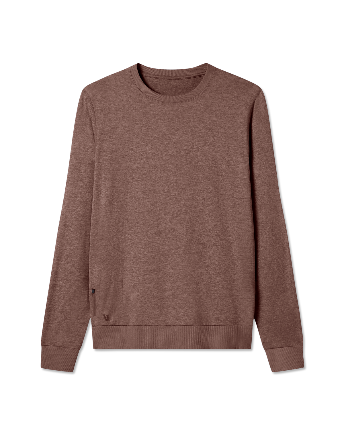 Ponto Performance Crew Men's Sable Heather Crew Neck - Image 6
