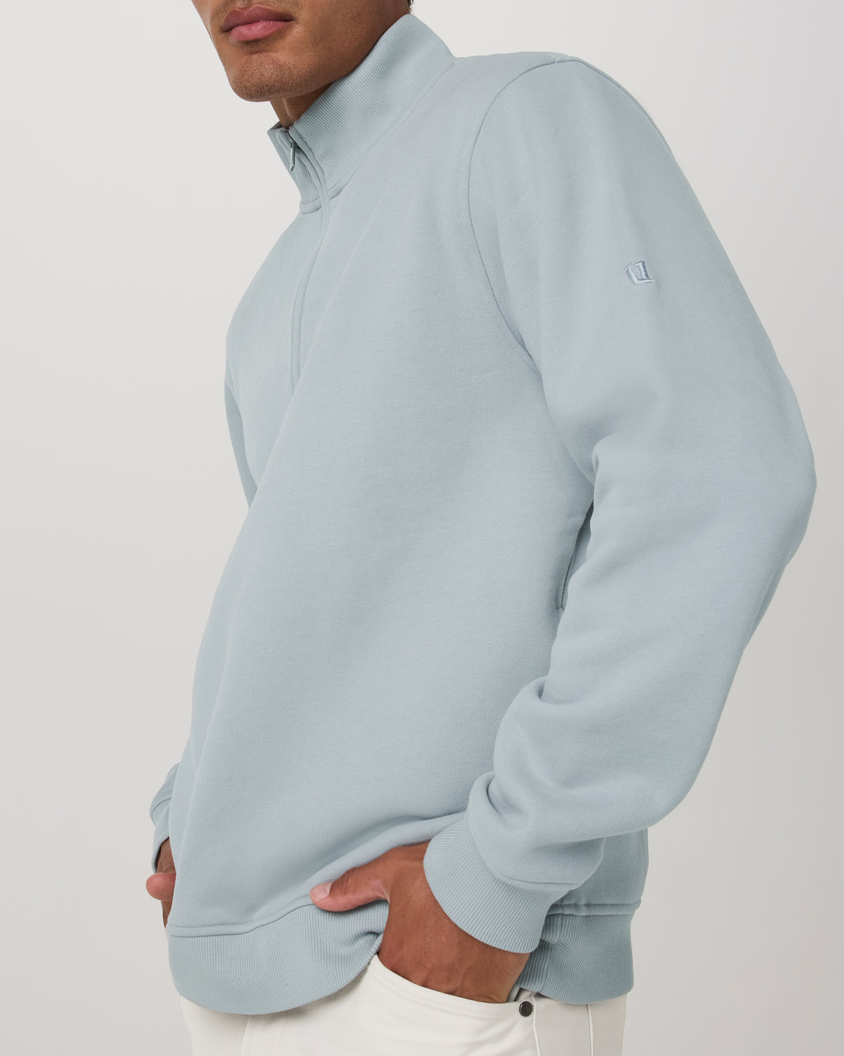 Seaside 1/2 Zip Classic Men's Blue Haze Pullover
