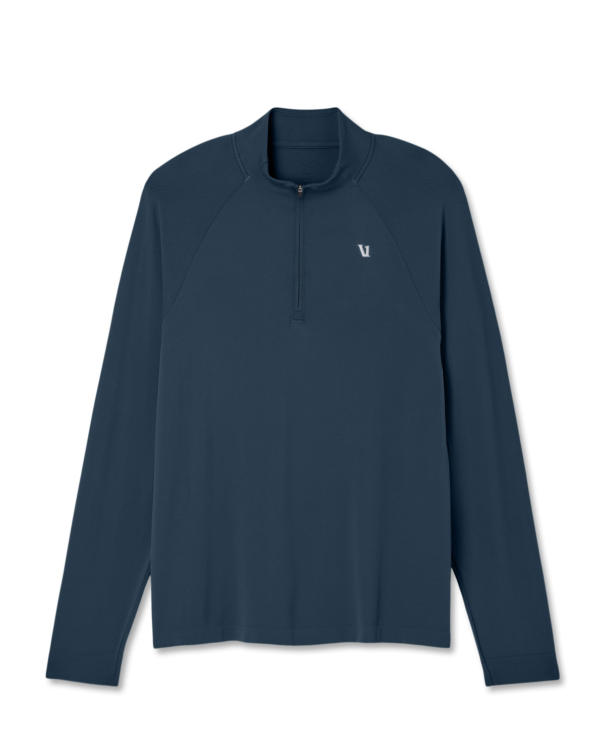 Clearview Seamless Quarter Zip Ocean Blue Long Sleeve - Image 6