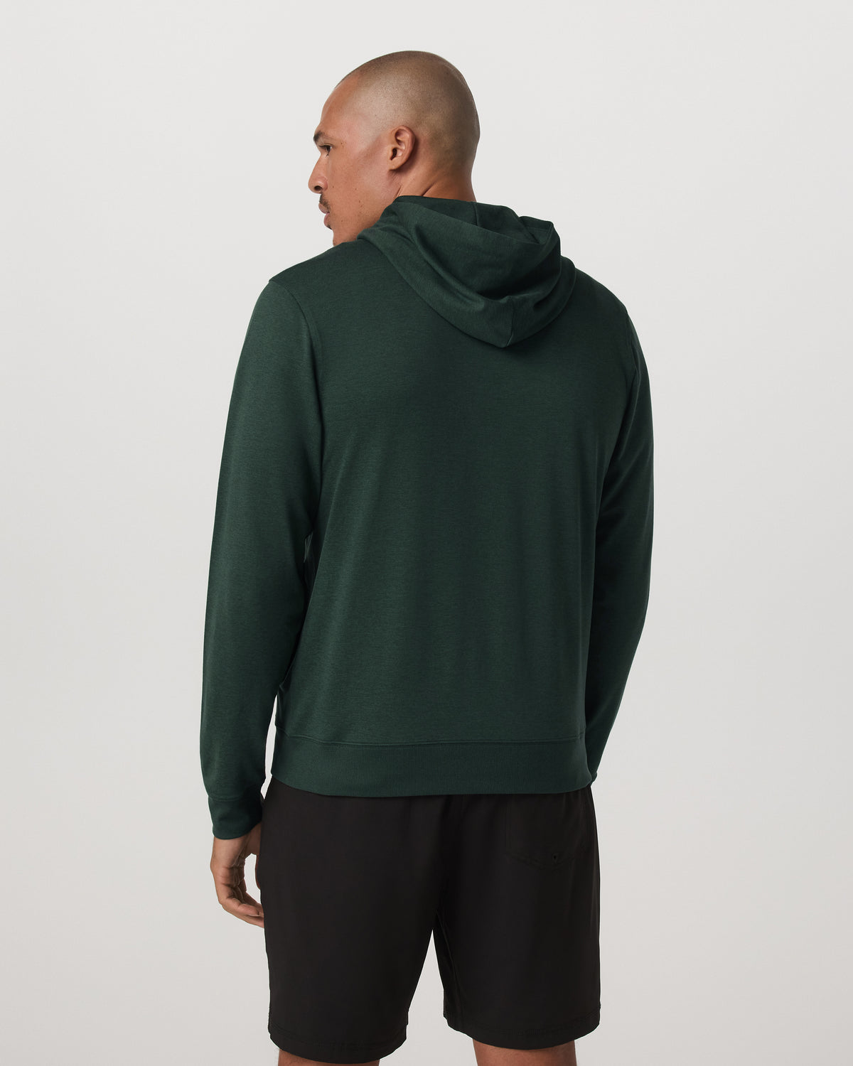 Ponto Full Zip Hoodie Men's Spruce Heather Hoodie - Image 3