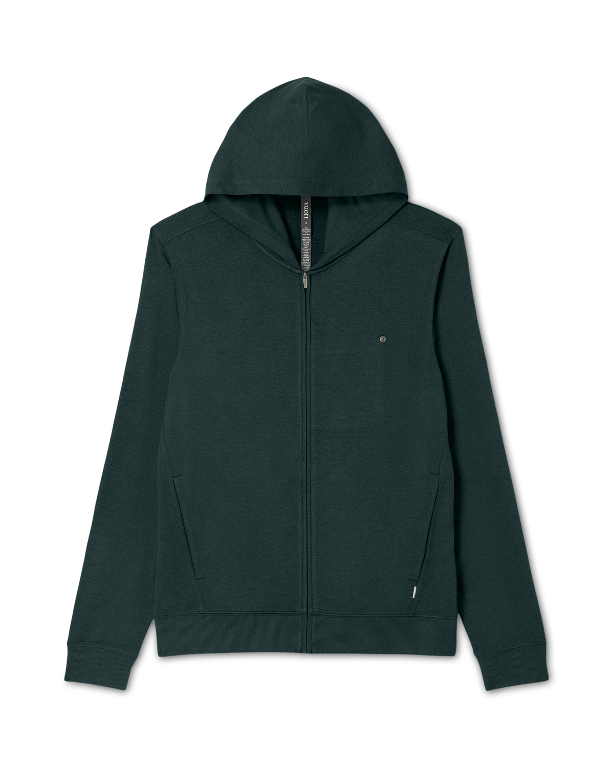 Ponto Full Zip Hoodie Men's Spruce Heather Hoodie - Image 6