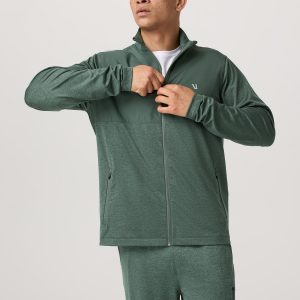 Men's Sunday Element Track Jacket Agate Green Heather