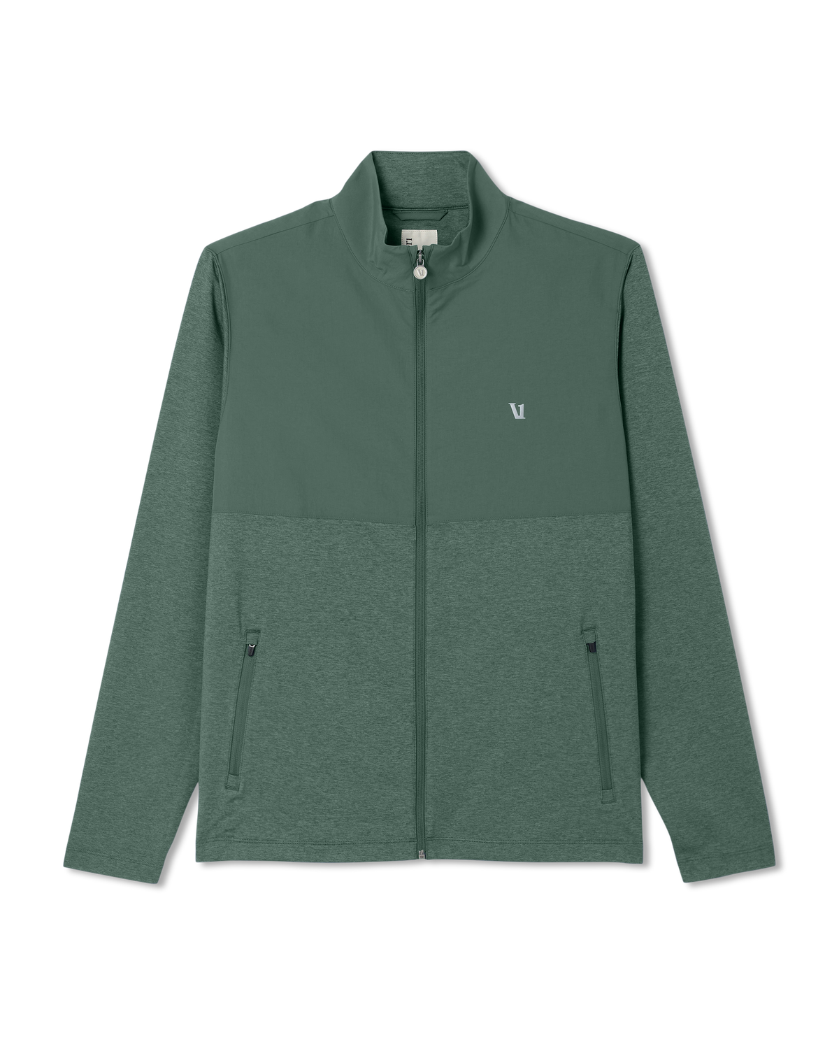 Men's Sunday Element Track Jacket Agate Green Heather - Image 6