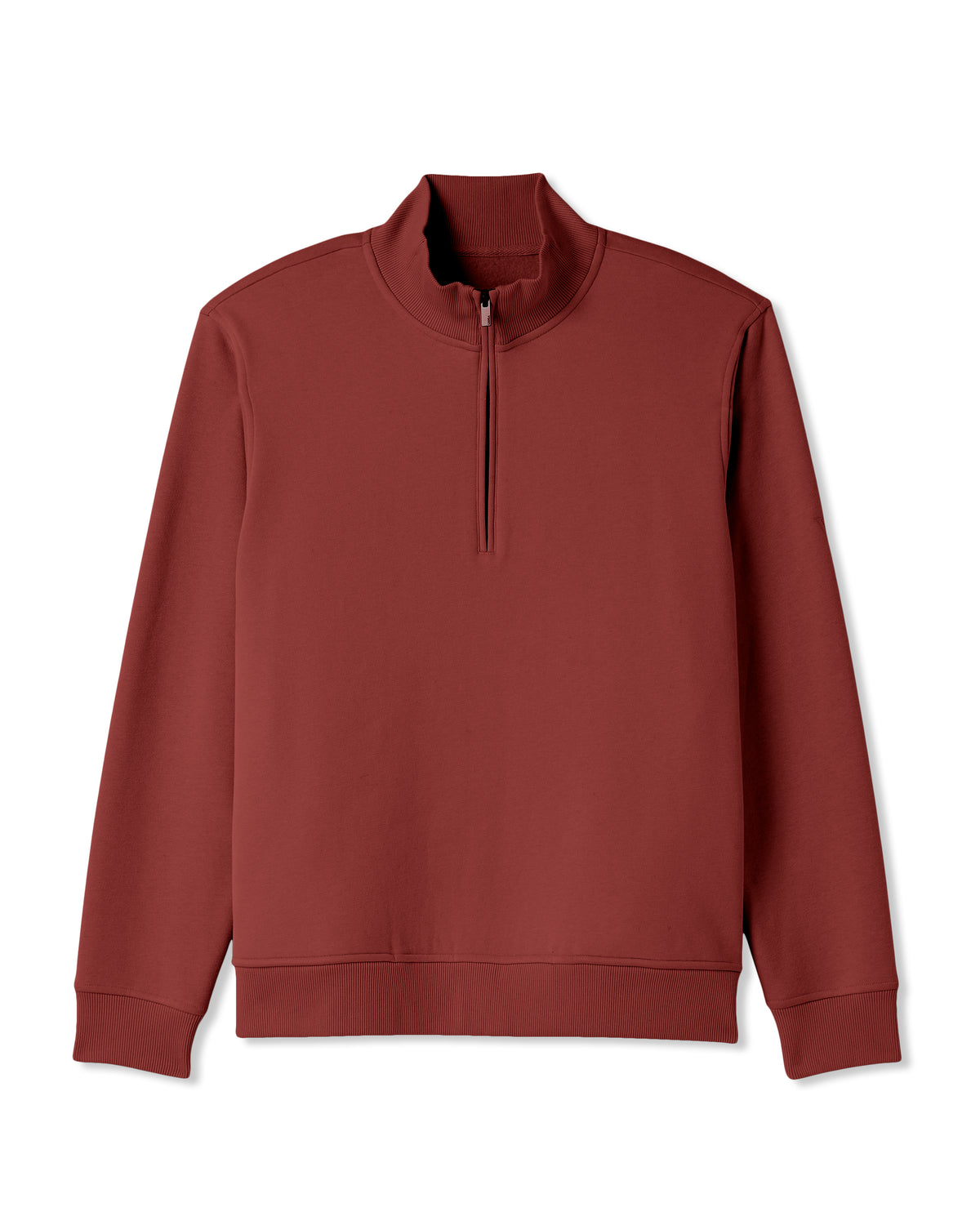 Seaside 1/2 Zip Classic Men's Spiced Apple Pullover - Image 6