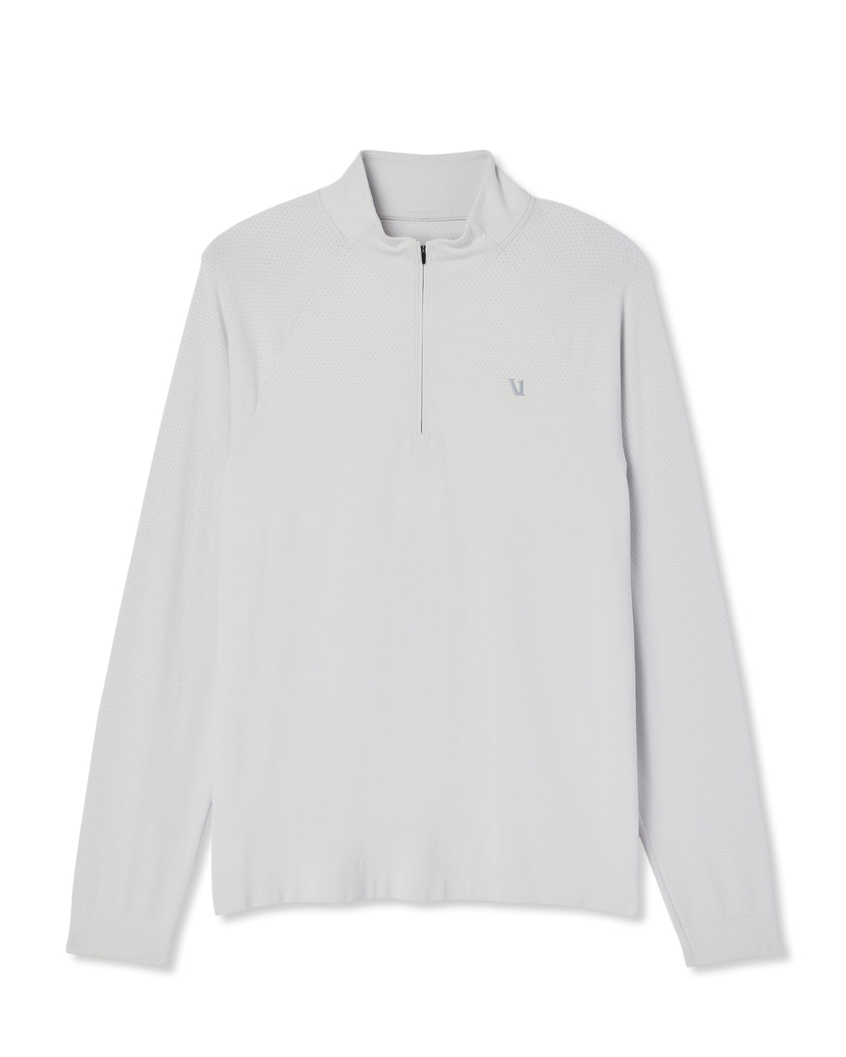 Clearview Seamless Quarter Zip Frost Grey Long Sleeve - Image 6