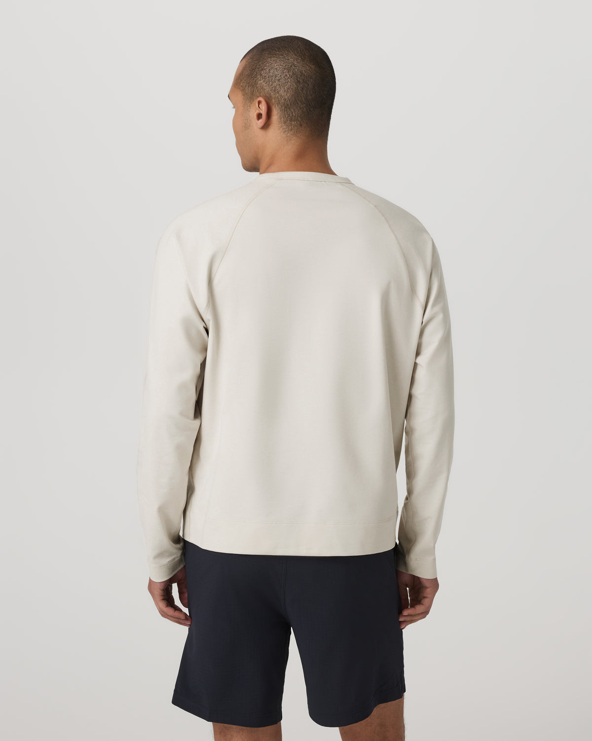 Coronado Crew - Relaxed Fit Men's Ivory Heather Crew - Image 3