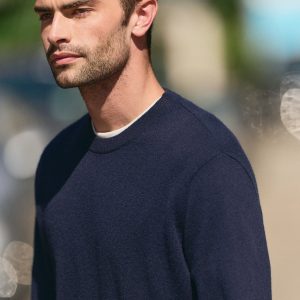 Berik Cashmere Sweater Men's Sweater in Ink