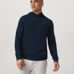 Berik Cashmere Hoodie Men's Hoodie in Ink