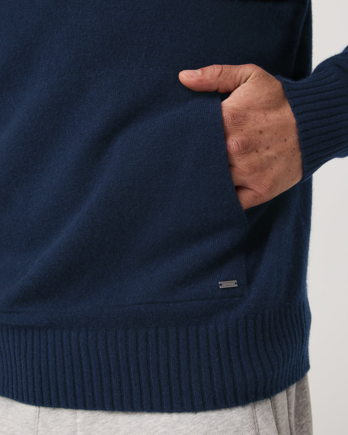 Berik Cashmere Hoodie Men's Hoodie in Ink - Image 2
