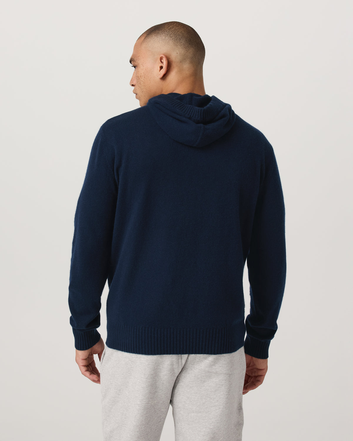 Berik Cashmere Hoodie Men's Hoodie in Ink - Image 3
