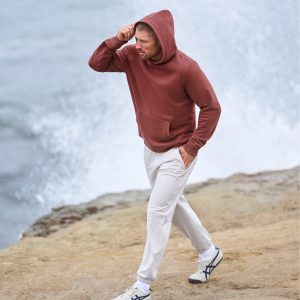 Seaside Pullover Hoodie Men's Spiced Apple Hoodie