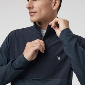 Sunday Element Half Zip Ink Heather