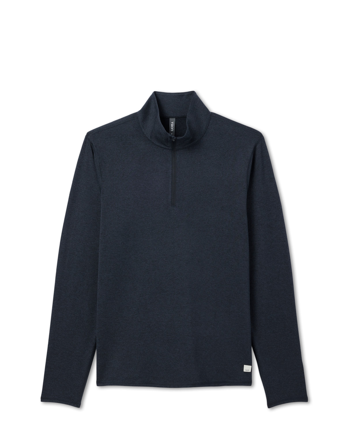 Ponto Half Zip Mock Neck Ink Heather - Image 4