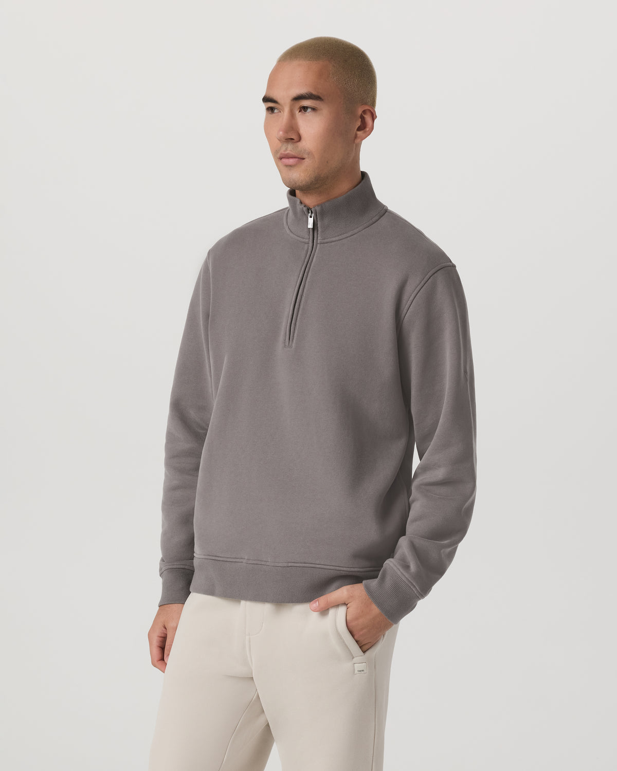 Seaside 1/2 Zip Classic Men's Cavern Grey Pullover