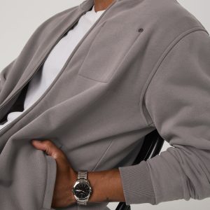 Seaside Full Zip 2.0 Men's Cavern Grey Full Zip Hoodie