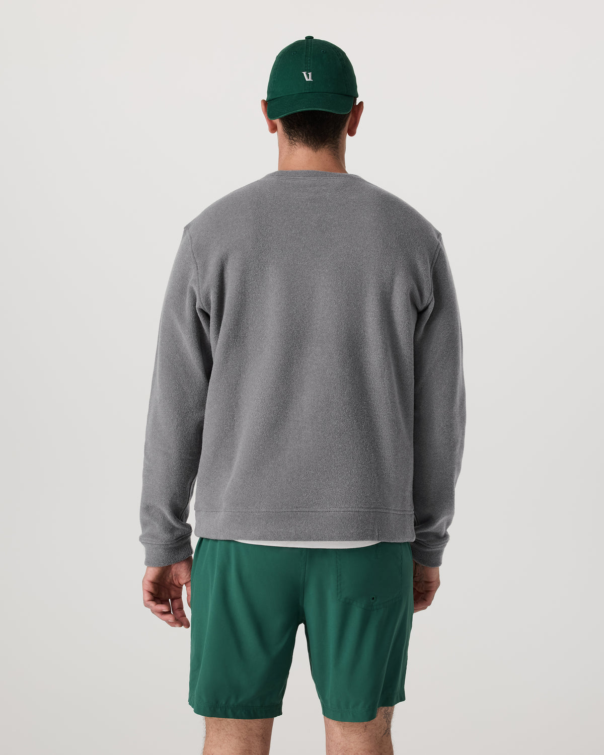 Beach Fleece Crew Men's Pinecone Heather Crewneck - Image 3